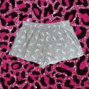 Grey Victoria's Secret PINK pj shorts